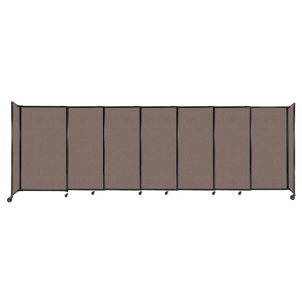 StraightWall Sliding Portable Partition 15'6" x 5' Latte Fabric